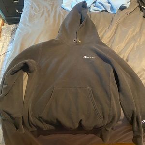 Black champion hoodie Euro